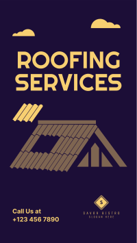 Residential Roof Repair Facebook story Image Preview