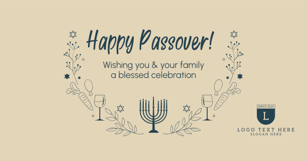 Celebrate Passover Facebook Ad Design