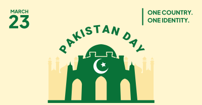 Pakistan Day Celebration Facebook ad Image Preview