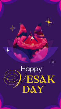 Lotus Vesak Day TikTok video Image Preview