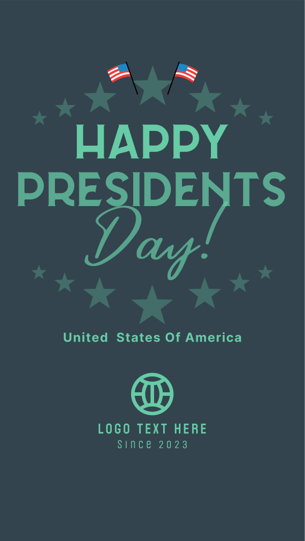 Day For The Presidents Instagram Story Design