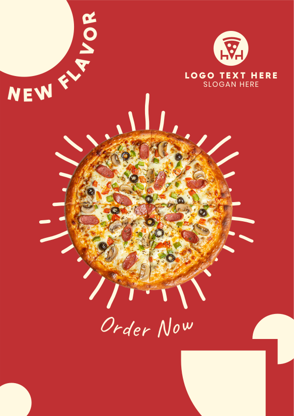 Delicious Pizza Promotion Flyer Design Image Preview