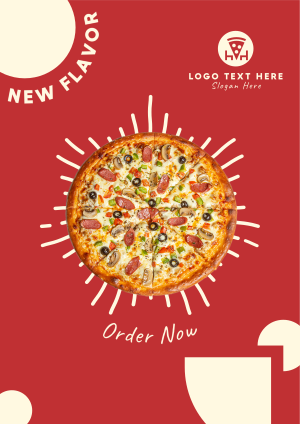 Delicious Pizza Promotion Flyer