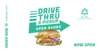 Fast Food Drive-Thru Facebook Ad Design