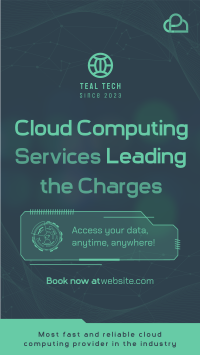 Cloud Computing Services Instagram Reel Image Preview