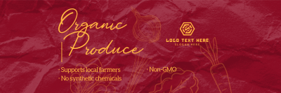 Organic Produce Twitter header (cover) Image Preview
