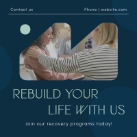 Modern Rehabilitation Service Instagram Post Design