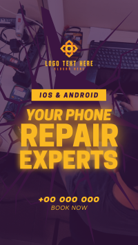 Phone Repair Experts Instagram story Image Preview