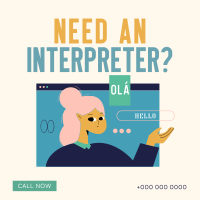 Modern Interpreter Instagram post Image Preview