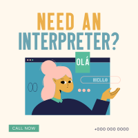 Modern Interpreter Instagram Post Design