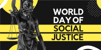 Social Justice World Day Twitter post Image Preview