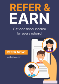Refer and Earn Flyer Image Preview