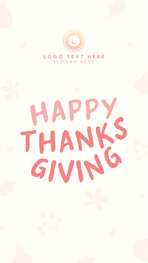 Happy Thanksgiving Facebook Story Design Image Preview