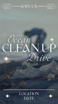 Y2K Ocean Clean Up TikTok Video Design