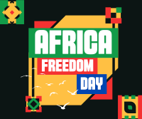 Tiled Freedom Africa Facebook Post Design
