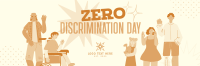 Zero Discrimination Advocacy Twitter Header Design