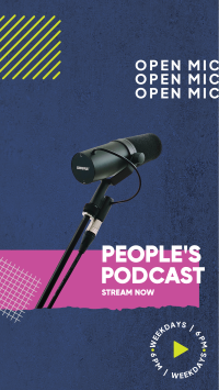 People's Podcast Instagram Story Design