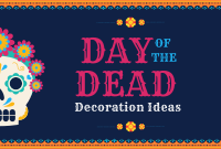 Festive Day of the Dead Pinterest board cover Image Preview