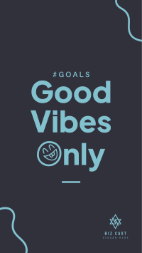Good Vibes Only Instagram story Image Preview