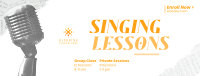 Singing Lessons Facebook Cover Design