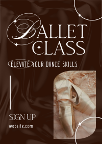 Elegant Ballet Class Poster Image Preview
