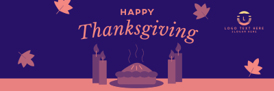 Blessed Thanksgiving Pie Twitter header (cover) Image Preview