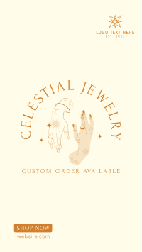 Customized Celestial Collection Facebook Story Design