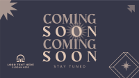 Trendy Coming Soon Facebook Event Cover Design