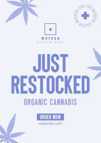 Cannabis on Stock Poster Design