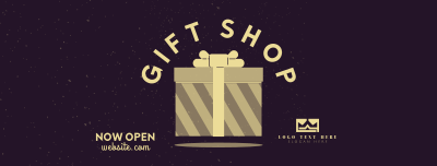 Retro Gift Shop Facebook cover Image Preview