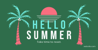 Time For Summer Facebook Ad Design