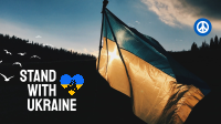 Stand with Ukraine Zoom Background Image Preview