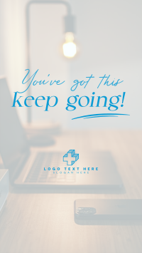 Keep Going Motivational Quote Instagram Story Design