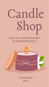 Candle Shop Promotion Instagram story Image Preview