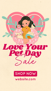 Rustic Love Your Pet Day Instagram Reel Image Preview