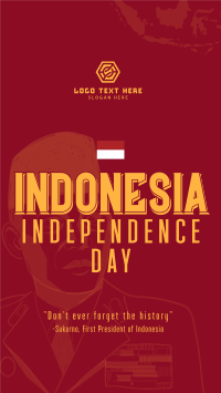 First Indonesia President Facebook Story Design