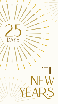 Fancy New Year Countdown Facebook Story Preview