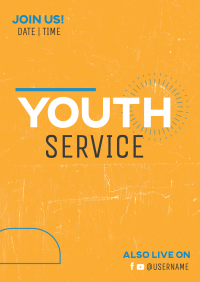 Youth Service Poster Design