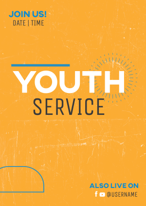 Youth Service Poster Image Preview