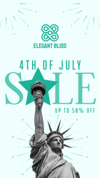 4th of July Sale Facebook story Image Preview