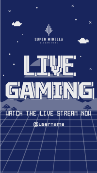 Retro Live Gaming Facebook Story Image Preview