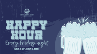 Have A Sip, Have A Beer Facebook Event Cover Design