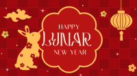 Lunar New Year Rabbit Facebook event cover Image Preview