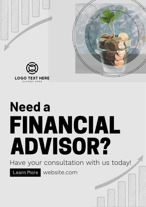 Professional Financial Advisor Poster Image Preview