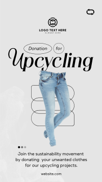 Fashion Upcycling Drive Instagram reel Image Preview