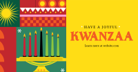 Geometric Kwanzaa Facebook ad Image Preview