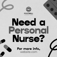 Caring Professional Nurse Instagram Post Design