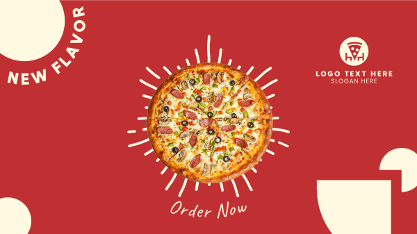 Delicious Pizza Promotion Facebook Event Cover Design Image Preview