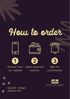 Order Process Tutorial Poster Image Preview