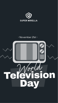 World Television Day TikTok Video Design